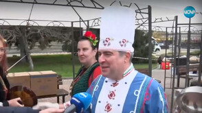 Кулинарни вълшебства в Димитровград: Шеф Иван Звездев готви 1000 порции боб за празника