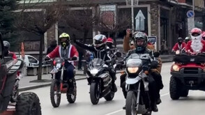 "Мото Коледа": Над 600 мотористи участваха в благотворително шествие във Велико Търново