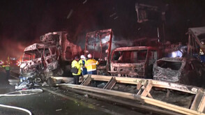 Катастрофа с 56 коли в Япония взе жертва, ранени са десетки (ВИДЕО)