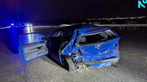 Жена без книжка помете две коли на пътя София-Банкя