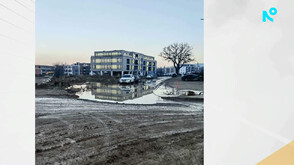 Улица в София се е превърнала в кално блато