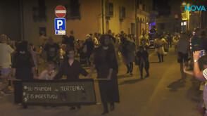 Сардински сурвакари в Перник: Ритуали за дъжд, маски с кози рога и звънци с кости от овца