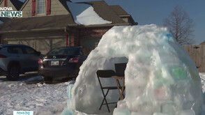 Уроци от иглу: Учителка от Оклахома е намерила иновативен начин да води часовете си от вкъщи