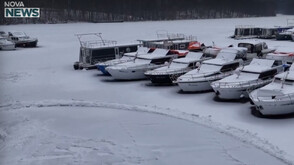Лед скова Централна Европа (ВИДЕО)