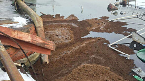 Баржа потъна край Гюргево и замърси Дунав с нефт