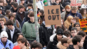 Студенти излязоха на протест в Милано срещу присъствието на агенти на ICE на Олимпийските игри