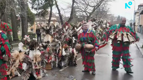 Кукери гонят злите сили в Кюстендил