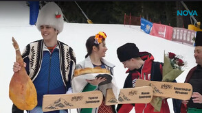 Банско посрещна олимпийските си герои с гайди и калпаци