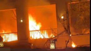 Експлозия и пожар на Палм Джумейра в Дубай след иранските удари