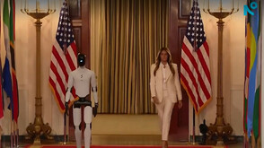 Мелания Тръмп представи хуманоиден робот на среща в Белия дом