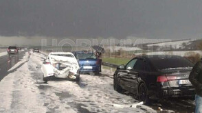 Верижна катастрофа с пострадало дете на "Хемус"