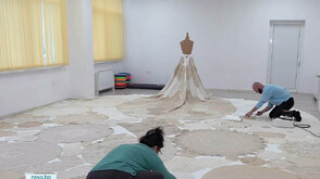 Представиха демоверсия на най-голямата рокля, която ще бъде създадена в България