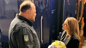 Рая Назарян на посещение в Киев