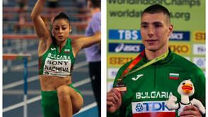 Наградиха с парични премии лекоатлетите Божидар Саръбоюков и Александра Начева