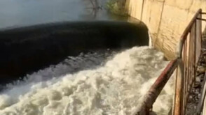 Язовир „Ал.Стамболийски“ прелива (СНИМКИ)