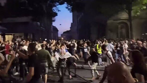 Арести след антиправителствения протест в Белград