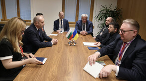 Премиерът Румен Радев се срещна в Брюксел с Володимир Зеленски