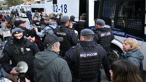 Около 60 души бяха задържани на протест в Москва