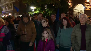 Антиправителствен протест в центъра на София