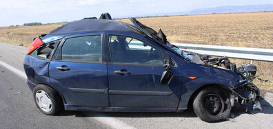 Шофьорът, блъснал кола на „Тракия”, е дал положителна проба и за алкохол