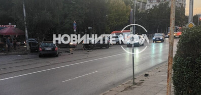Катастрофа предизвика огромно задръстване в София (СНИМКИ)