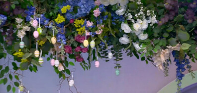 Великденска украса от цветя, съветите на флориста