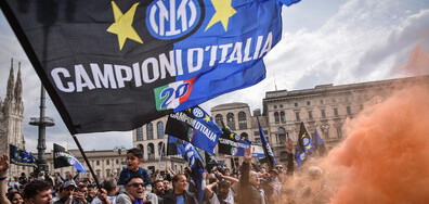 Хиляди отпразнуваха в Милано 20-ата титла на „Интер”