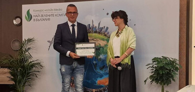 Журналистът на NOVA Мартин Георгиeв получи наградата 