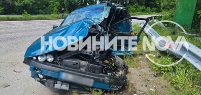 Шофьор загина при катастрофа на пътя Велико Търново - Русе (СНИМКИ)