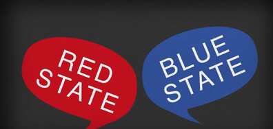 "Син" и "червен" щат: Как се появява цветовото разпределение в САЩ