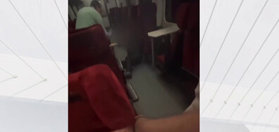 Заснеха как пътник нападна с юмруци кондуктор във влака Видин-Курило (ВИДЕО)