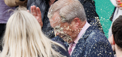 Жена хвърли млечен шейк в лицето на британски политик (ВИДЕО+СНИМКИ)