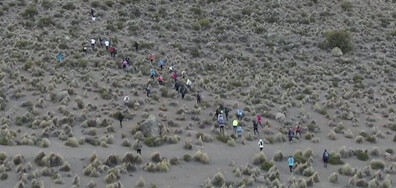 Ентусиасти бягаха по склоновете на угасналия вулкан Саджама (ВИДЕО)