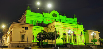 Buildings in 20 municipalities were illuminated in green light (PHOTOS)