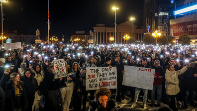 След трагедията в Кочани: Протести срещу корупцията избухнаха в няколко града в РСМ