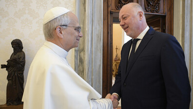 Pope Leo XIV welcomed the Bulgarian Prime Minister for an audience