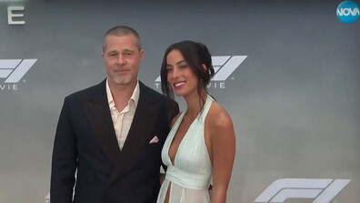 На червения килим: Брад Пит и Инес де Рамон на премиерата на филма „F1“ (ВИДЕО)