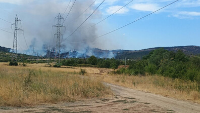 Голям пожар в Старозагорско, обявяват бедствено положение