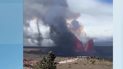 „Волнадо” се появи при изригването на хавайския вулкан Килауеа (ВИДЕО)