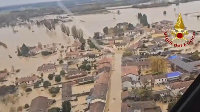 Порои предизвикаха мащабни наводнения в Североизточна Италия