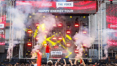 Грандиозен концерт на Coca Cola The Voice Happy Energy Tour 2025 в Коледната вечер