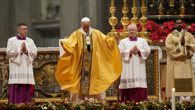 Папа Лъв XIV отслужи първата си литургия за Рождество Христово