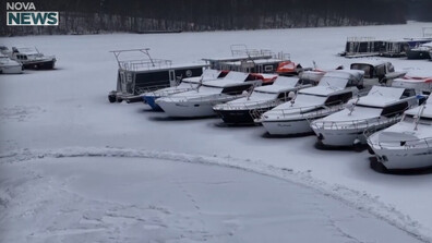 Лед скова Централна Европа (ВИДЕО)