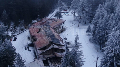 Как изглежда хижа „Петрохан” след пожара (СНИМКИ)