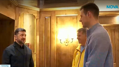 Президентът Зеленски се срещна с дисквалифицирания украински състезател