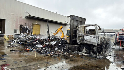 Тир с текстил изгоря на „Капитан Андреево“, разследва се проява на небрежност