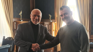 Димитър Радев се срещна с Чавдар Кенаров по повод участието му в журито за новата серия евробанкноти