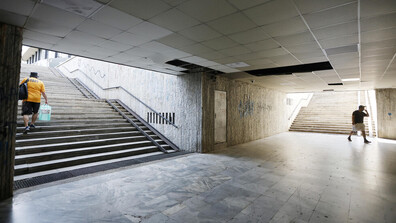 Кола без шофьор влезе в подлеза на Орлов мост (СНИМКА)