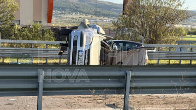 Тежка катастрофа на „Тракия” (СНИМКИ)