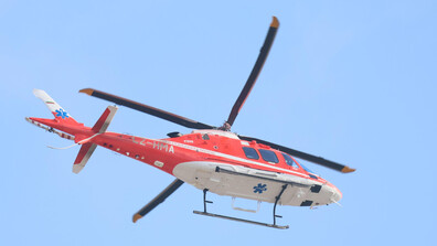 Хеликоптер транспортира мъж с мозъчен кръвоизлив от Смолян до София